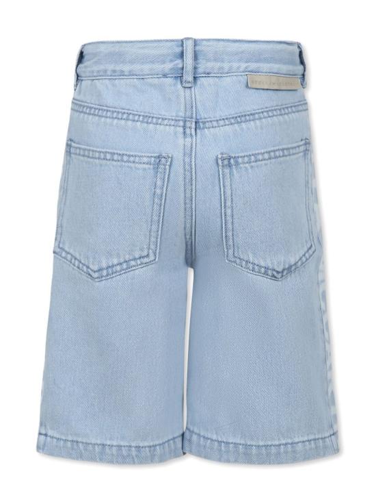 25SS [키즈] 스텔라 맥카트니 데님 숏팬츠 TW6R19 Z0746 601 LIGHT BLUE - STELLA MCCARTNEY
