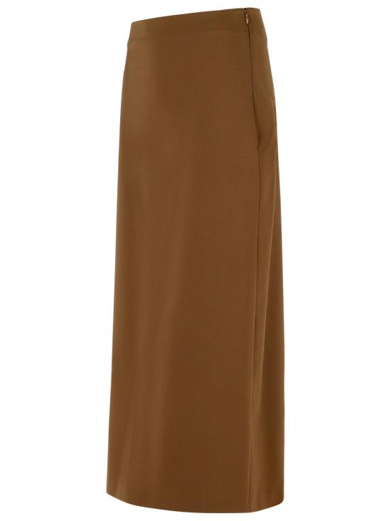 25SS 루루 드 세종 롱 스커트 SAMOSWOOD Brown - LOULOU DE SAISON