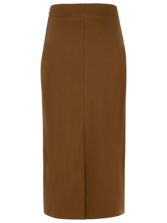 25SS 루루 드 세종 롱 스커트 SAMOSWOOD Brown - LOULOU DE SAISON