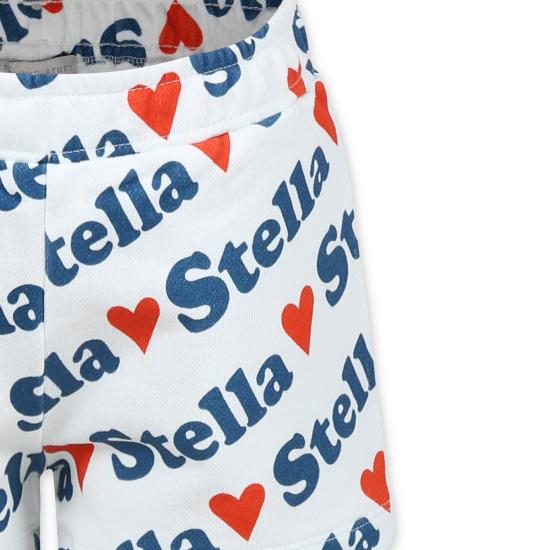 25SS [키즈] 스텔라 맥카트니 쇼츠/버뮤다 TW6E29 Z2533 101MC WHITE - STELLA MCCARTNEY