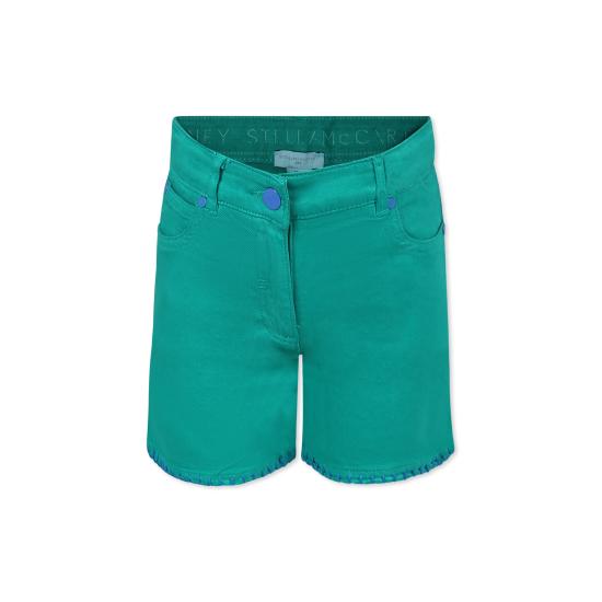 25SS [키즈] 스텔라 맥카트니 쇼츠/버뮤다 TW6B29 Z0156 750 GREEN