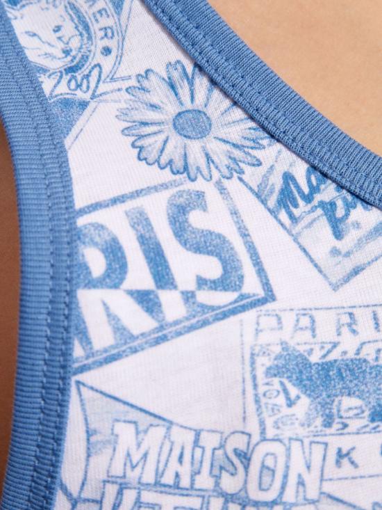  메종키츠네 민소매 티셔츠 MW00115KJ0124 - MAISON KITSUNE