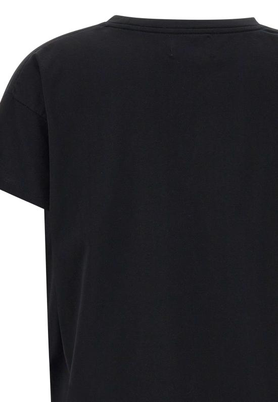 25SS 루루 드 세종 반팔 티셔츠 BASILUZZO BLACK Black - LOULOU DE SAISON