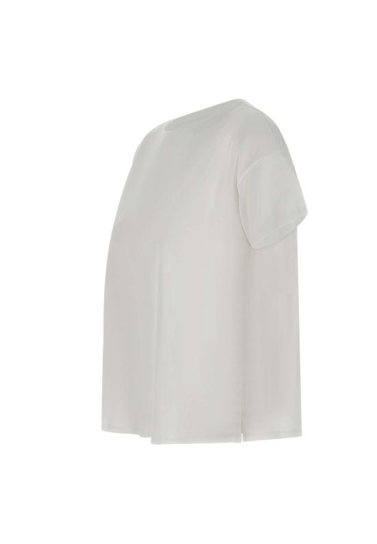 25SS 루루 스튜디오 반팔 티셔츠 BASILUZZO WHITE White - LOULOU STUDIO