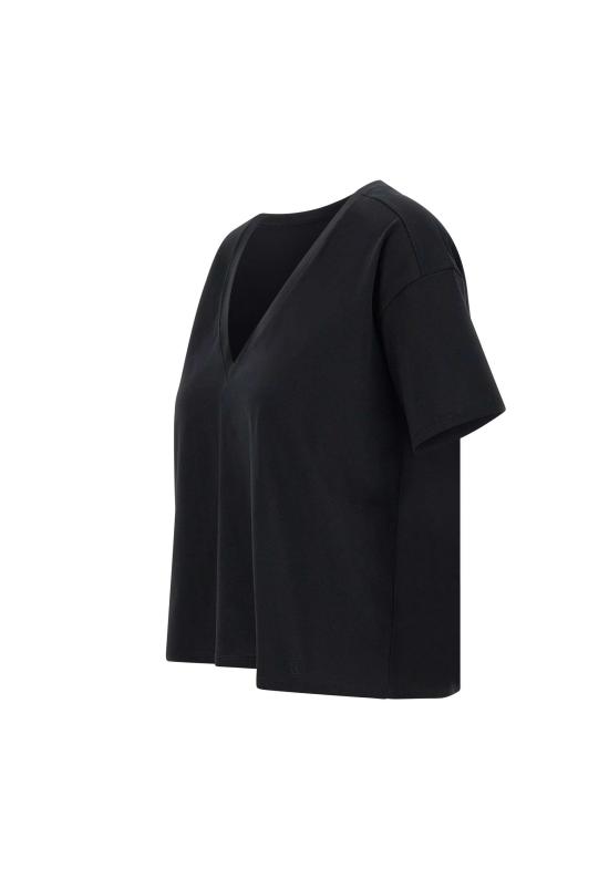 25SS 루루 드 세종 반팔 티셔츠 FAAA BLACK Black - LOULOU DE SAISON