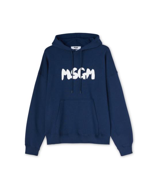  엠에스지엠 후드 티셔츠 3640MM127 247000 89 NAVY DOM