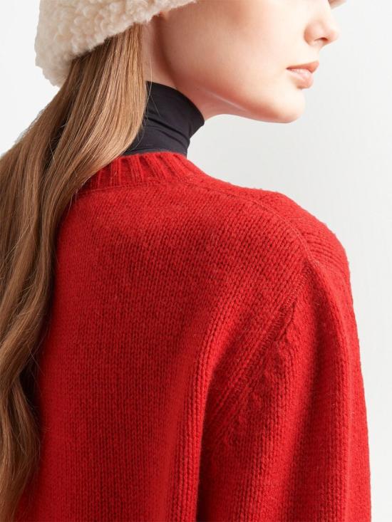  프라다 스웨터 P24N1BS2121YMW red - PRADA