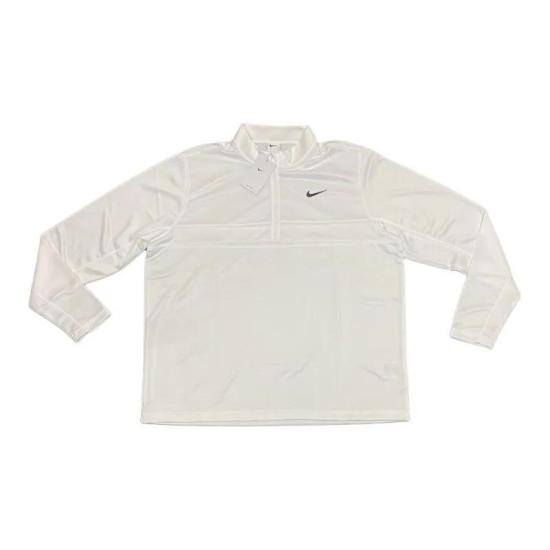  나이키 드라이핏 에센셜 하프집 탑 CK6076 100 WHITE DOM