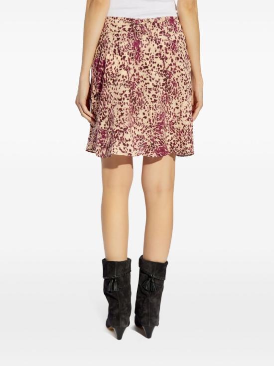  이자벨마랑 숏 스커트 JU0337FAC1J05I beige - ISABEL MARANT
