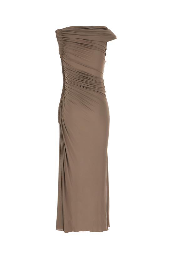 25SS 알라이아 원피스 AA9R1408J050A 755 TAUPE - ALAIA