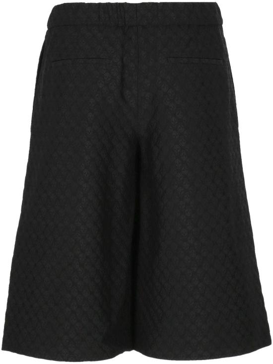 25SS 알렉산더 맥퀸 숏팬츠 814209QRABU 1010 Black - ALEXANDER MCQUEEN