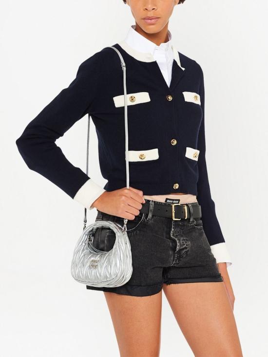  미우미우 숄더백 5BP078VOOON88 silver - MIU MIU