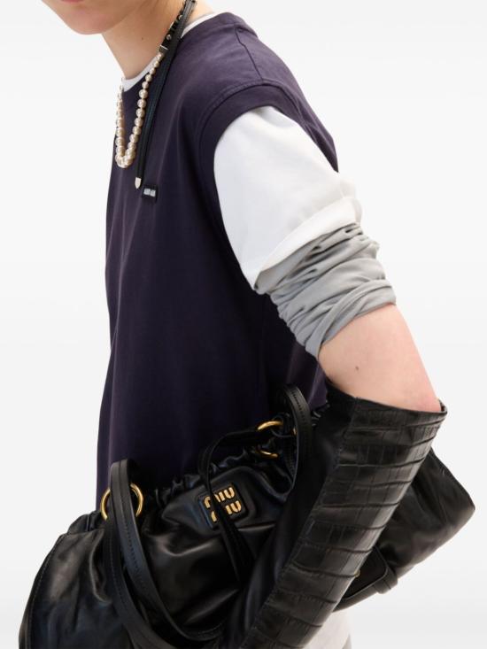  미우미우 긴팔 티셔츠 MJE15SOOO137E - MIU MIU