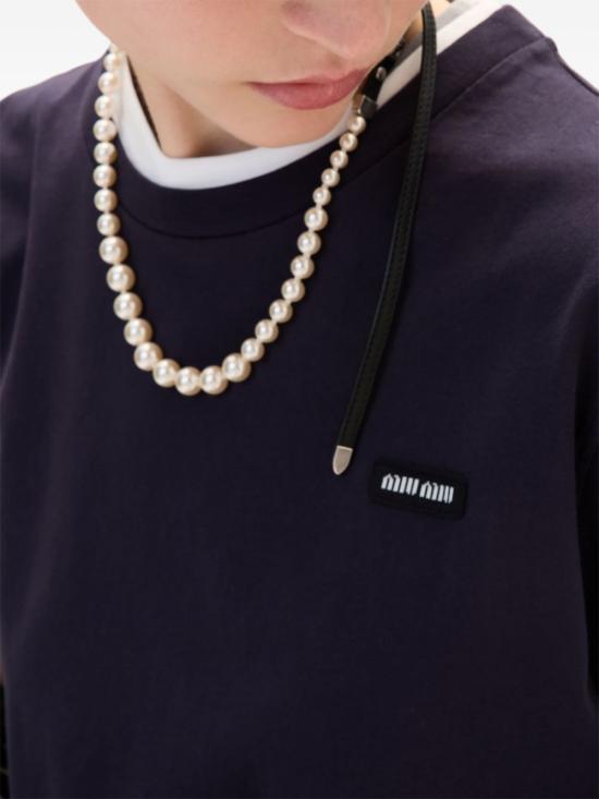  미우미우 긴팔 티셔츠 MJE15SOOO137E - MIU MIU