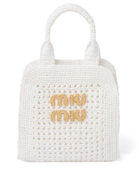  미우미우 토트백 5BA283VOOO2DO1 white