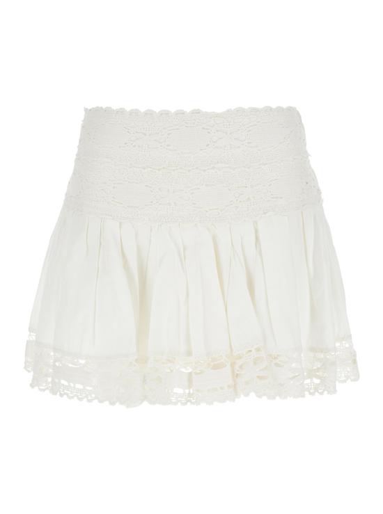 25SS 이자벨마랑에뚜왈 숏 스커트 JU0304FAC1J14E20WH