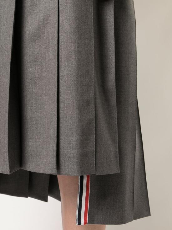  톰브라운 미디 스커트 FGC400A00626 grey - THOM BROWNE