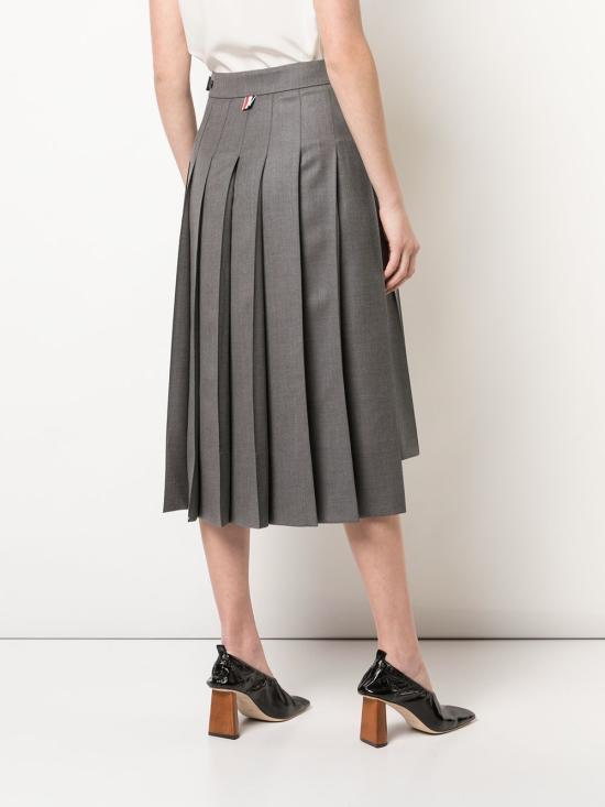  톰브라운 미디 스커트 FGC400A00626 grey - THOM BROWNE
