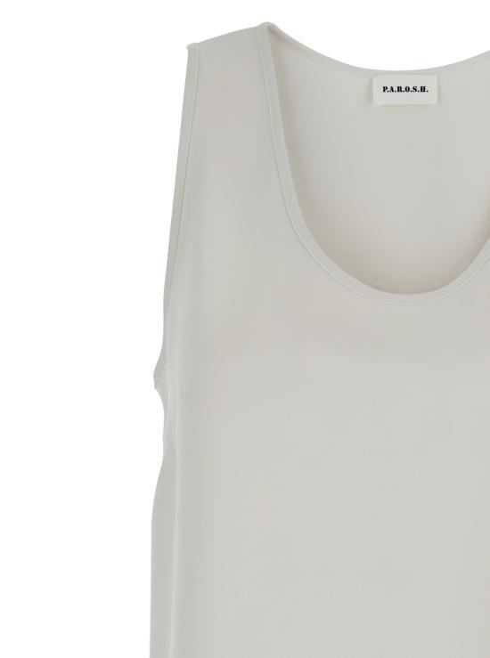 25SS 파로쉬 민소매 티셔츠 D313080PANTY25002 White - PAROSH