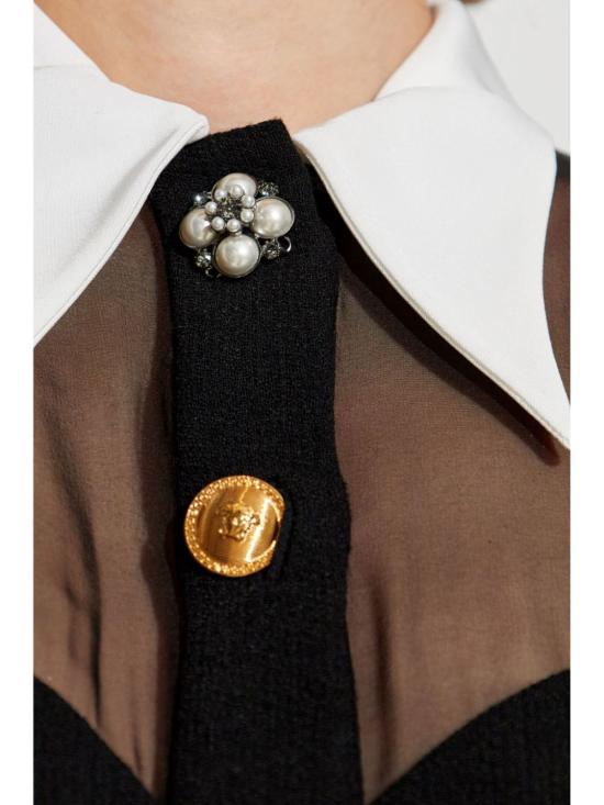  베르사체 숏 원피스 10166861A12255 black - VERSACE