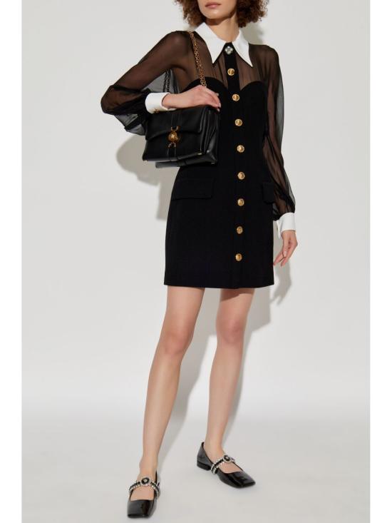  베르사체 숏 원피스 10166861A12255 black - VERSACE