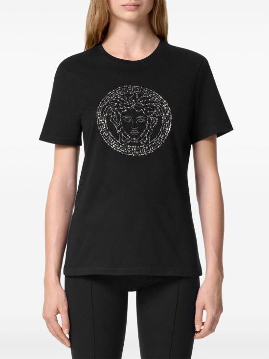  베르사체 반팔 티셔츠 10174831A12530 black - VERSACE