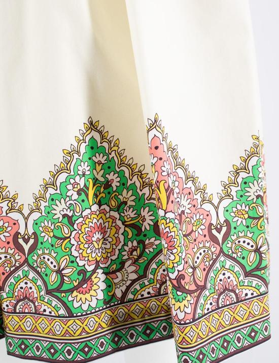 25SS 에트로 스커트 WRFA0112 99SP5B8 X0802 X0802 PRINT ON WHITE BASE - ETRO