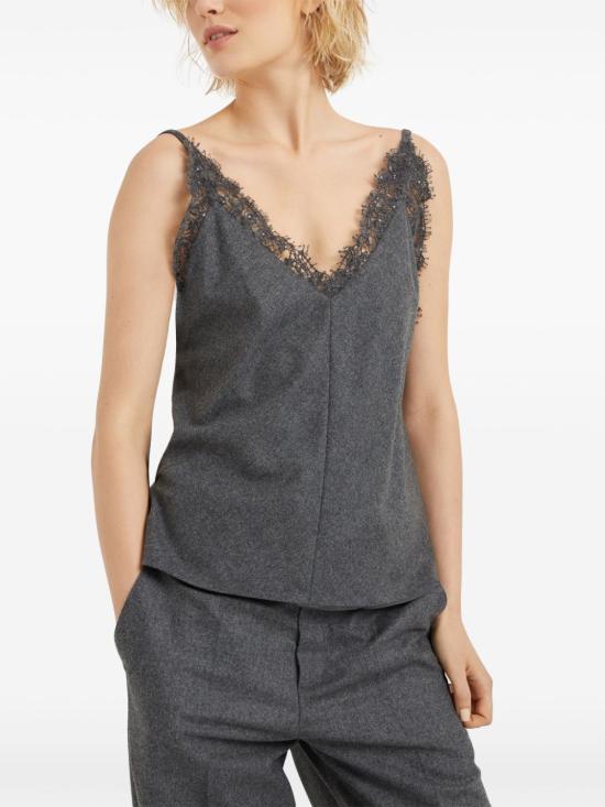  브루넬로 쿠치넬리 민소매 티셔츠 MD588TR25C032 - BRUNELLO CUCINELLI