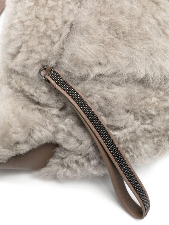  브루넬로 쿠치넬리 숄더백 MBRSD2456C8472 grey - BRUNELLO CUCINELLI