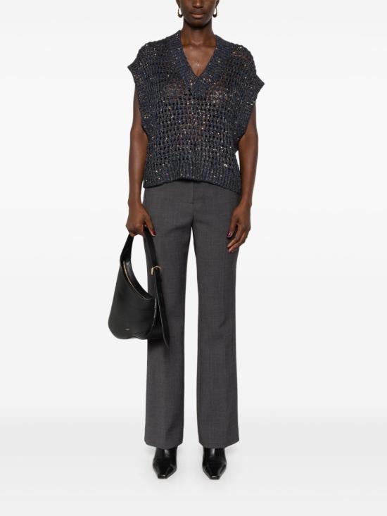  브루넬로 쿠치넬리 민소매 티셔츠 MEA360402CYZ13 navy - BRUNELLO CUCINELLI