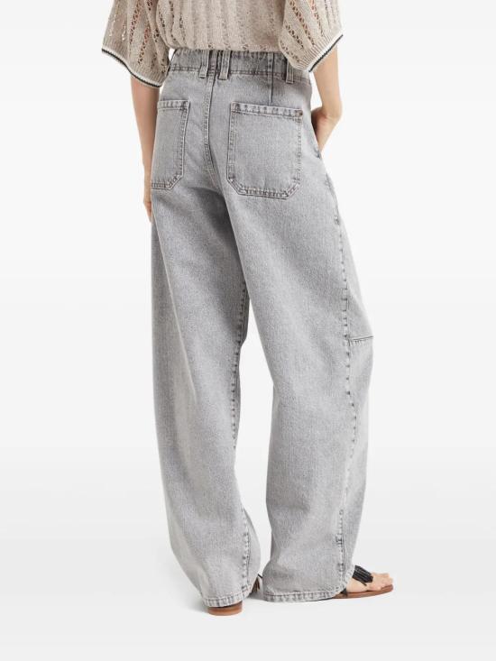  브루넬로 쿠치넬리 데님 팬츠 MA095P5657C8995 grey - BRUNELLO CUCINELLI