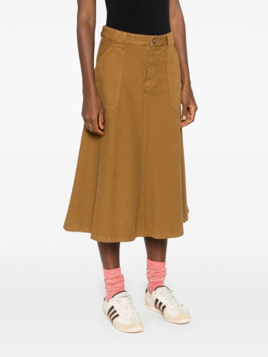  아페쎄 미디 스커트 COGZVF06410 tobacco - A.P.C.