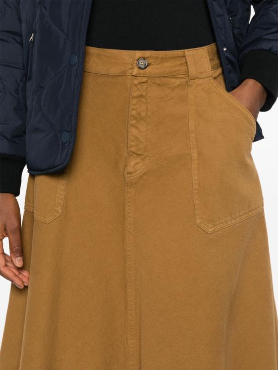  아페쎄 미디 스커트 COGZVF06410 tobacco - A.P.C.