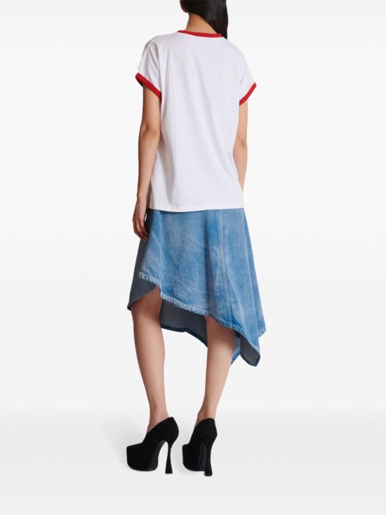  발망 반팔 티셔츠 DF0EF010GE27GVU white - BALMAIN