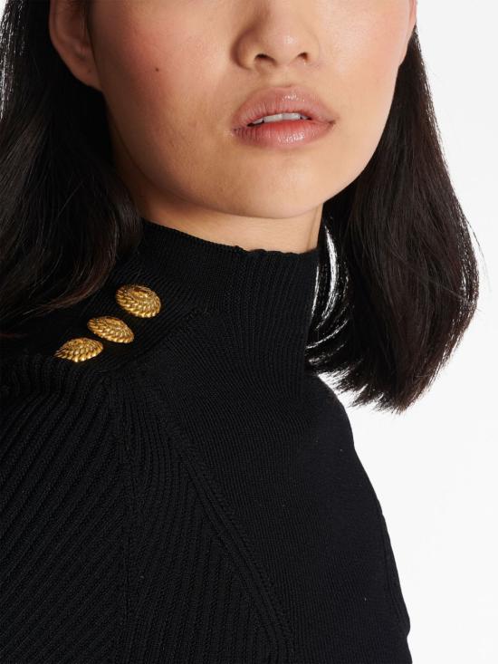  발망 긴팔 티셔츠 BF0AL250KF24 - BALMAIN