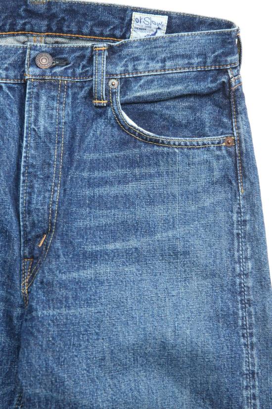  오어슬로우 데님 팬츠 Orslow 107 아이비핏 슬림진 2년 워시 - ORSLOW