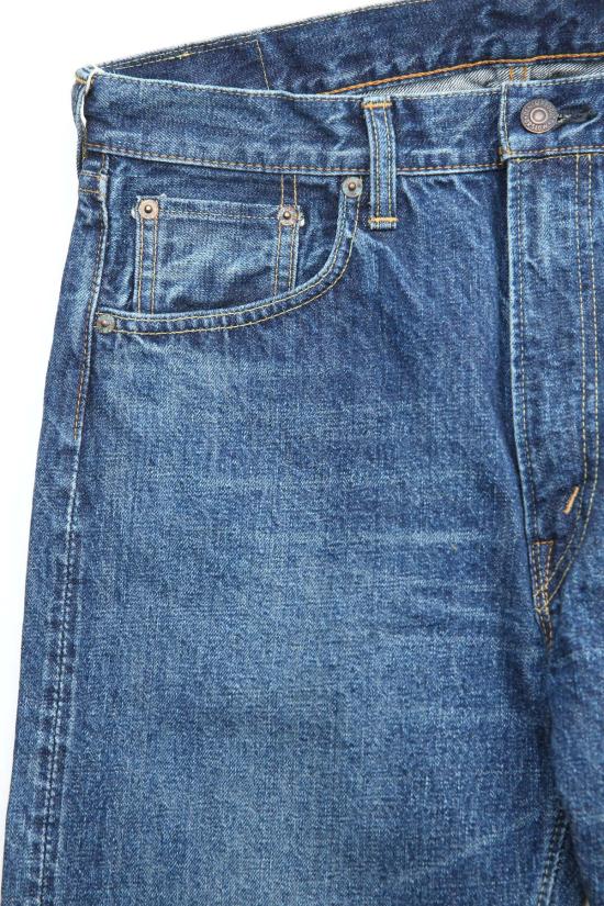  오어슬로우 데님 팬츠 Orslow 107 아이비핏 슬림진 2년 워시 - ORSLOW