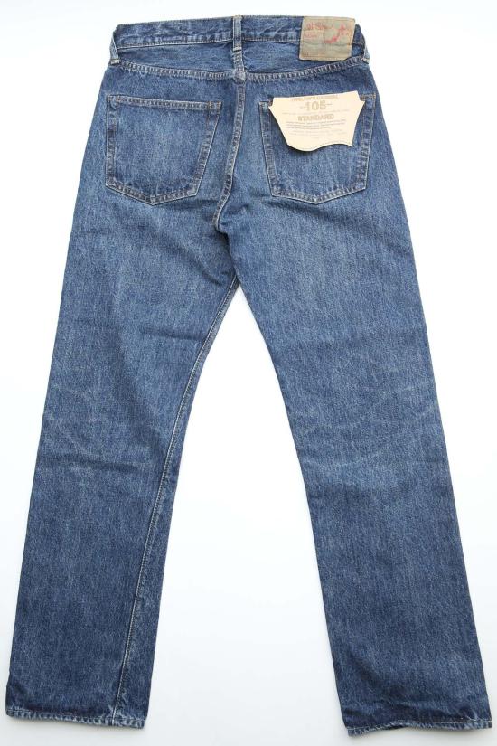  오어슬로우 데님 팬츠 Orslow 105 Standard Fit Jean 2년 세탁(2024) - ORSLOW