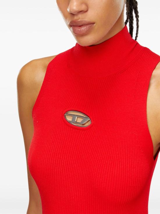  디젤 숏 원피스 A123960DLAX red - DIESEL