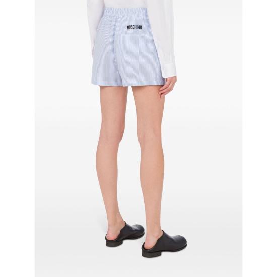 25SS 모스키노 숏팬츠 0532 A0328 2303 BLUE WHITE - MOSCHINO