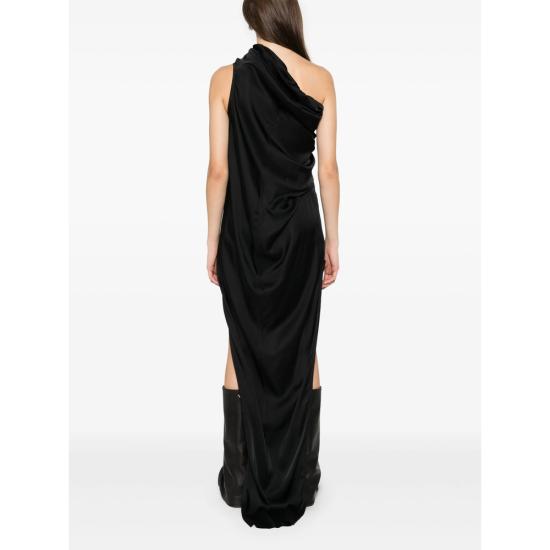 25SS 릭 오웬스 롱 원피스 RP01E7509 SHC 09 BLACK - RICK OWENS