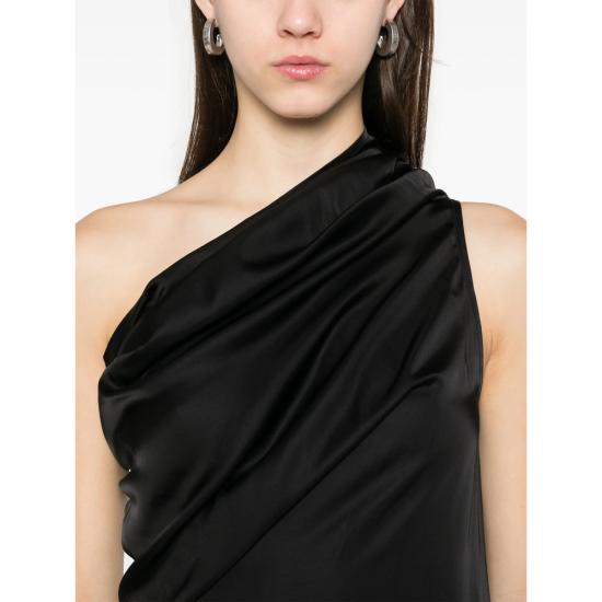 25SS 릭 오웬스 롱 원피스 RP01E7509 SHC 09 BLACK - RICK OWENS