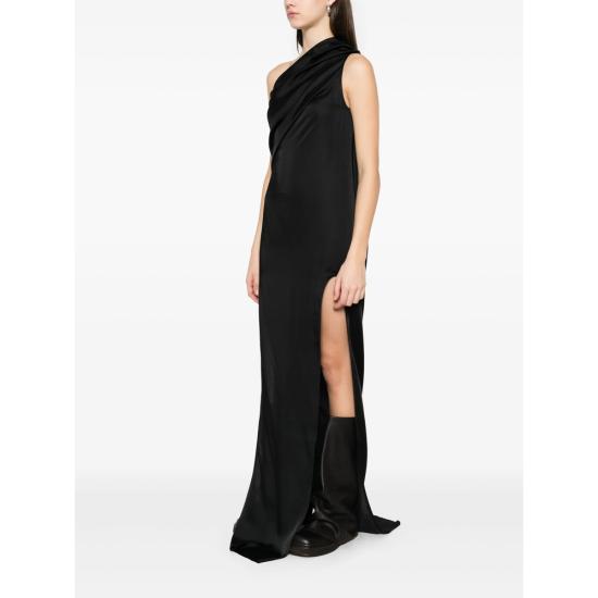 25SS 릭 오웬스 롱 원피스 RP01E7509 SHC 09 BLACK - RICK OWENS