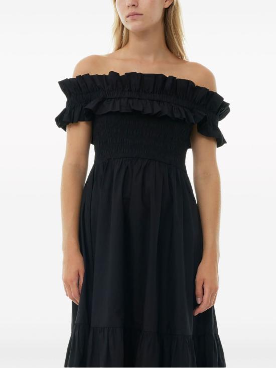  가니 롱 원피스 F9168 black - GANNI