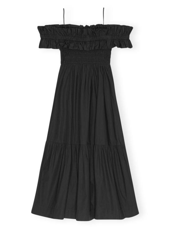  가니 롱 원피스 F9168 black - GANNI