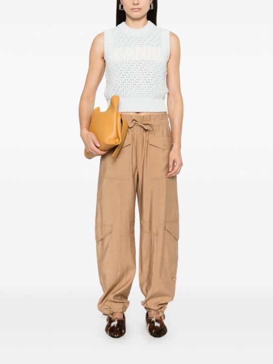  가니 민소매 티셔츠 K2348 blue - GANNI