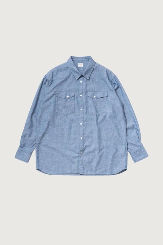  오디너리핏츠 데님 셔츠 OFS119IND DOM