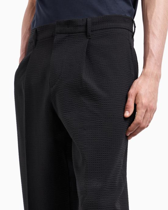 25SS 엠포리오 아르마니 스트레이트 팬츠 6D1PH9 1NSCZ 0999 Nero - EMPORIO ARMANI
