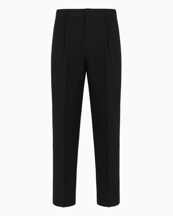 25SS 엠포리오 아르마니 스트레이트 팬츠 6D1PH9 1NSCZ 0999 Nero