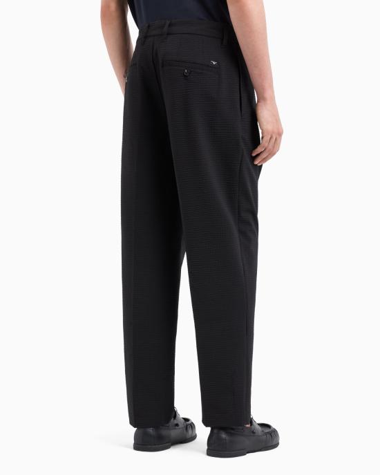 25SS 엠포리오 아르마니 스트레이트 팬츠 6D1PH9 1NSCZ 0999 Nero - EMPORIO ARMANI